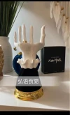 Cross-border new products: Witch Candlestick, resin decorative items, joint hand tray, handicrafts, furniture, desk decoration, in stock details Picture